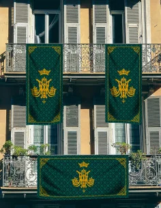 Balconeras Virgen María Verde