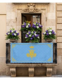 Balconeras Virgen María Celeste