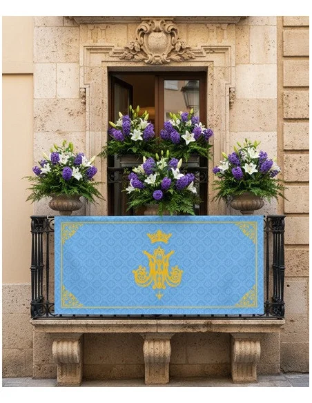 Balconeras Virgen María Celeste