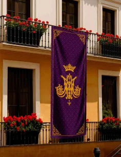 Balconeras Virgen María Morada 2