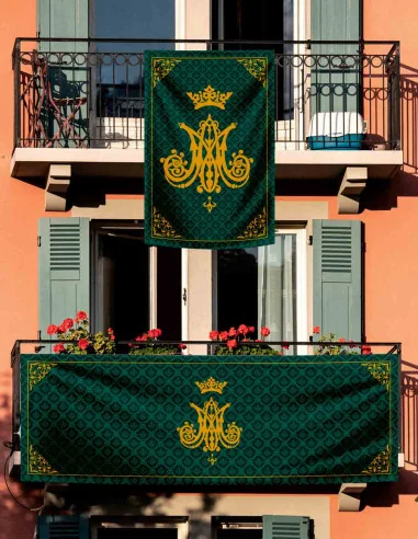 Balconeras Virgen María Verde