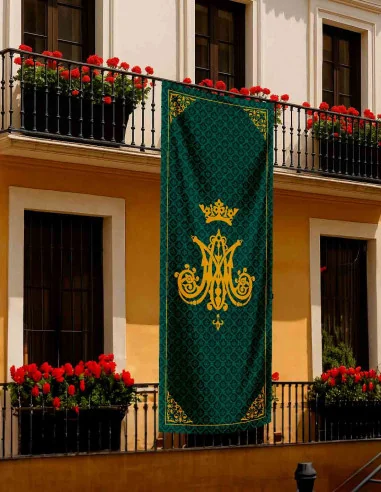 Balconeras Virgen María Verde