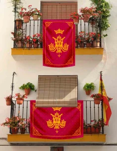 Balconeras Virgen María Carmesí
