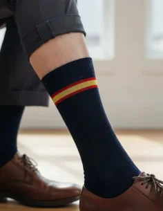 Calcetines Marinos con Bandera de España