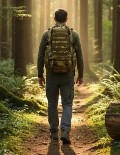 Mochila Táctica Supervivencia CAMO 38L 2