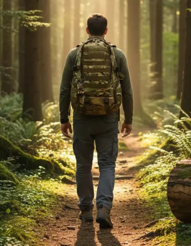 Mochila Táctica Supervivencia CAMO 38L