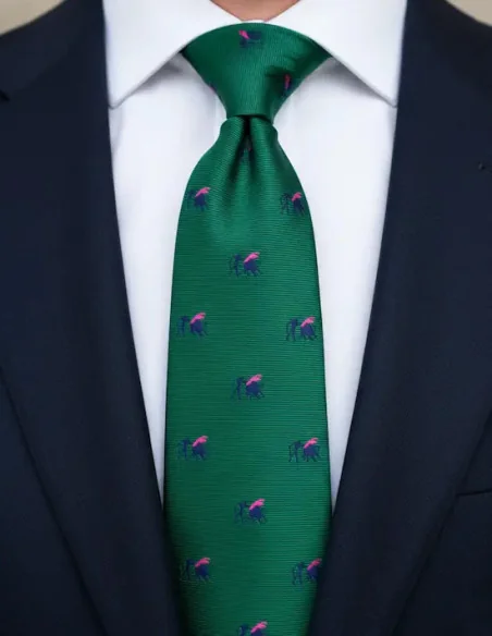 Corbata Taurina Verde