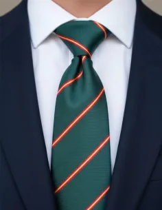 Corbata Bandera España Diagonal Verde 2