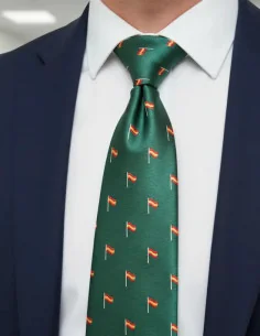 Corbata Bandera España Mástil Verde 2