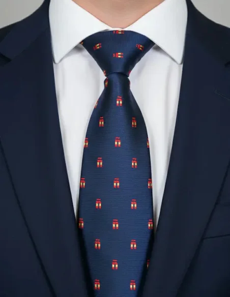 Corbata Ñ - Marino
