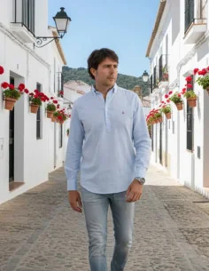 Camisa Polera Bandera España Lino