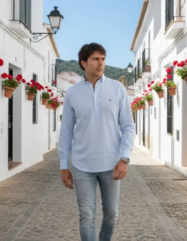Camisa Polera Bandera España Lino