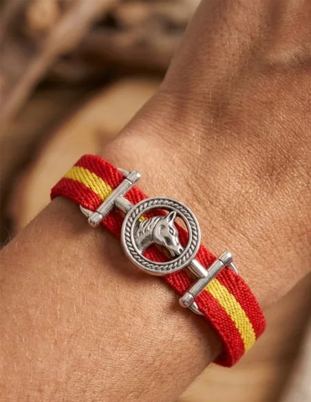 Pulsera Bandera España Elástica Caballo