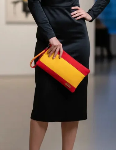 Cartera De Mano Bandera España Lona