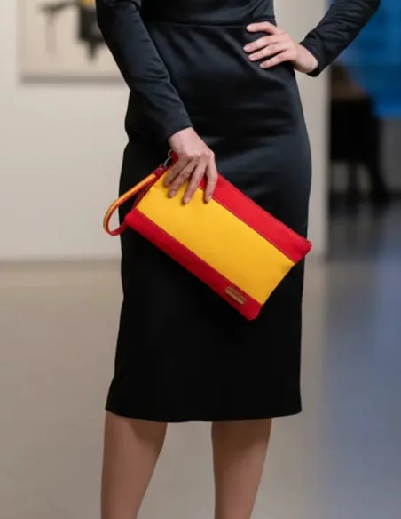 Cartera De Mano Bandera España Lona