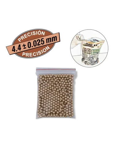 Bolas Acero 4.5mm Golden Ball 500 Unidades Doradas | Airgun | ADS