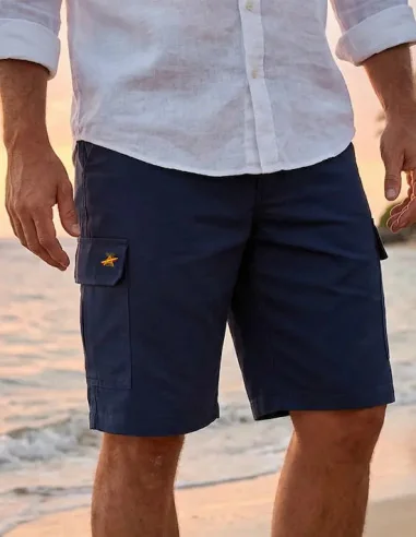 Pantalón Corto Aventura Marino Bandera de España