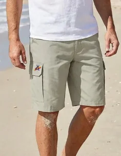 Pantalón Corto Aventura Camel Bandera de España