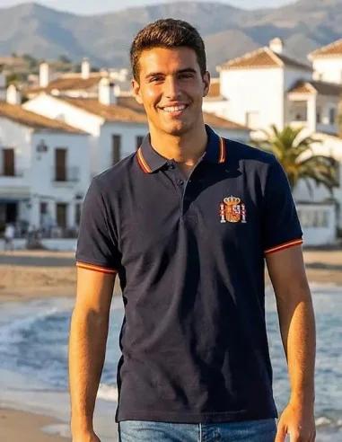 Polo Escudo España Para Hombre