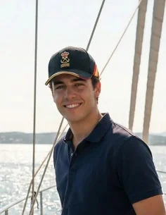Gorra Capitán de Yate Bandera España