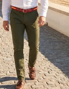 Pantalón Sport Bandera España Kaki