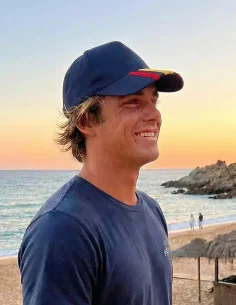 Gorra España Franjas Azul Marino