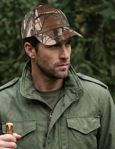 Gorra Cazador Camo Hojas