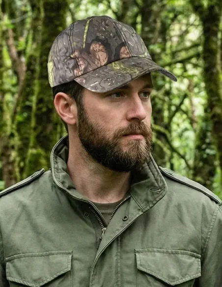 Gorra Cazador Camo Hojas