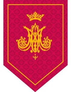 Gallardete Virgen María Carmesí 2