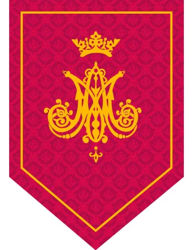 Gallardete Virgen María Carmesí