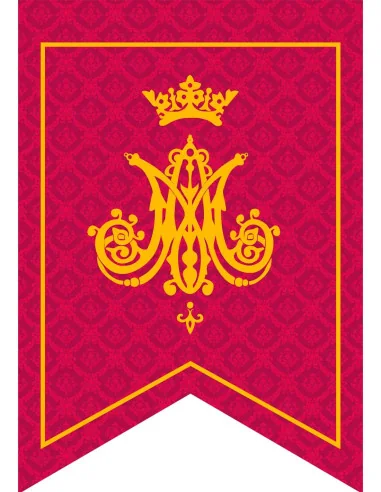 Gallardete Virgen María Carmesí