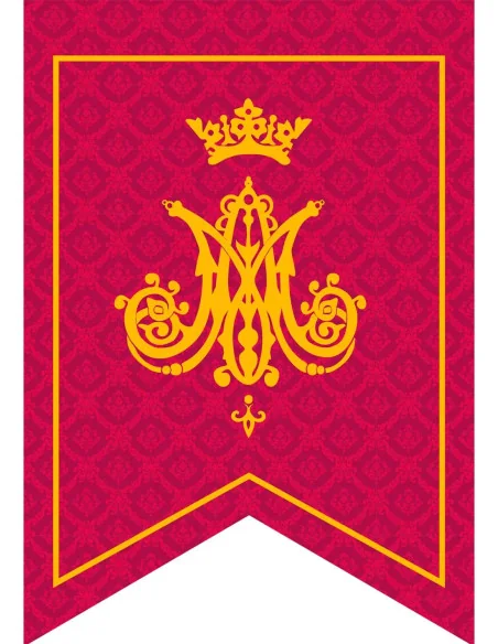 Gallardete Virgen María Carmesí
