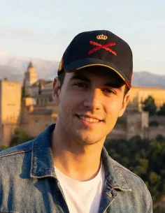 Gorra España Cruz Borgoña - Azul