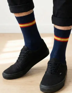 Calcetines Marinos con Bandera de España 2