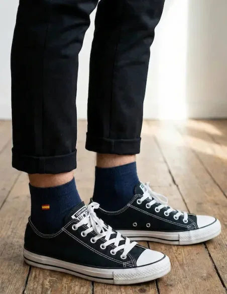 Calcetines Tobilleros Bandera España - Marino