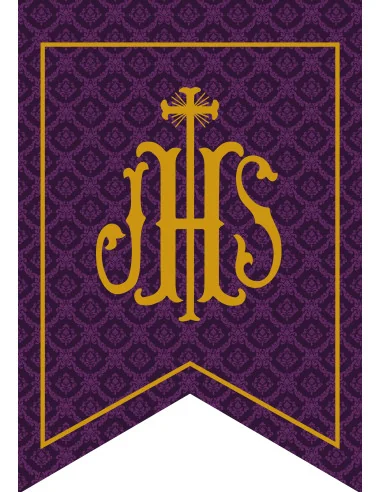Gallardetes JHS Morado