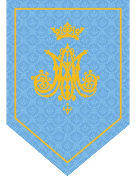 Gallardete Virgen María Celeste