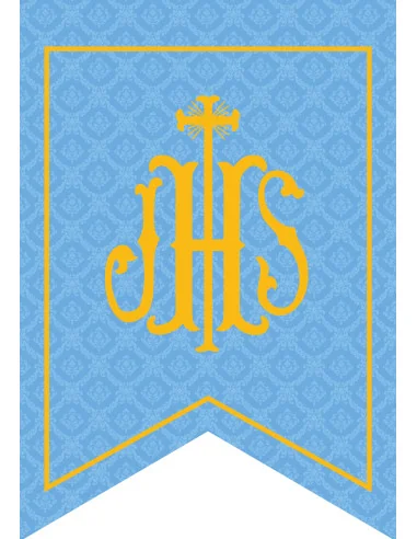 Gallardetes JHS Celeste