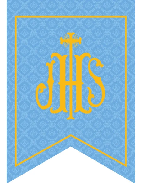 Gallardetes JHS Celeste