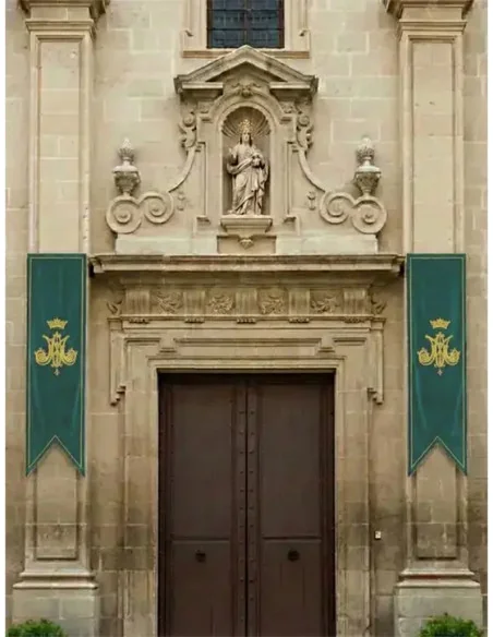 Gallardete Virgen María Verde