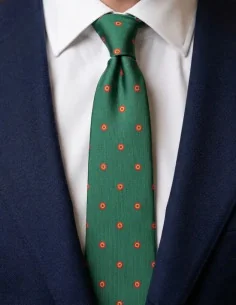 Corbata Escarapelas - Verde 2