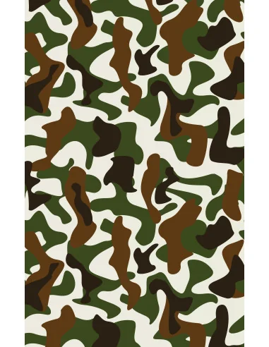 Manta Camuflaje Verde y Marrón