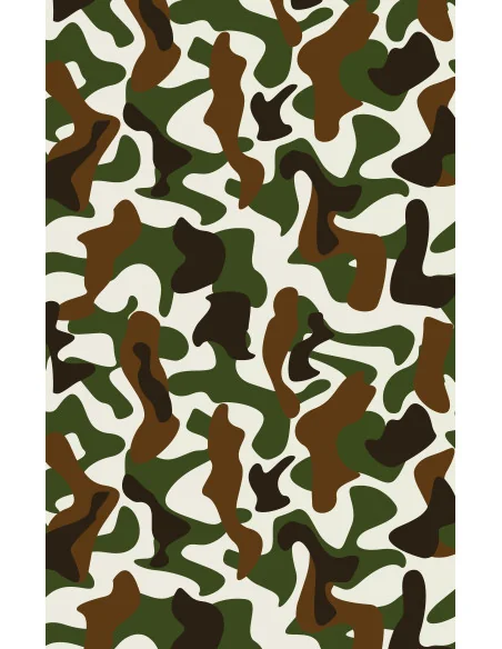 Manta Camuflaje Verde y Marrón