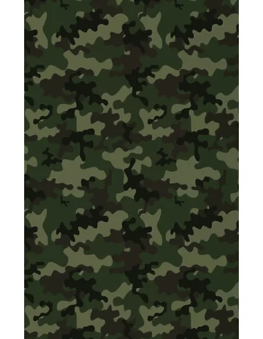 Manta Camuflaje Verde Oscuro