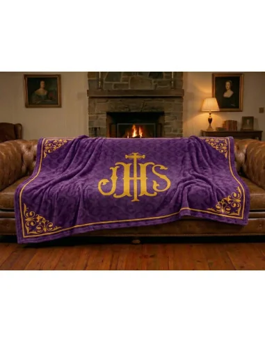 Manta de Devoción JHS | Jesús Hombre Salvador | 5 Colores Litúrgicos
