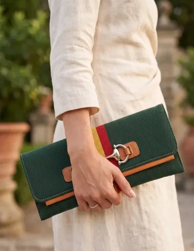 Cartera Bandera España de Mano Verde