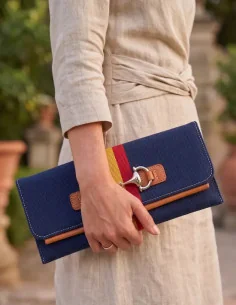 Cartera Bandera España de Mano Azul