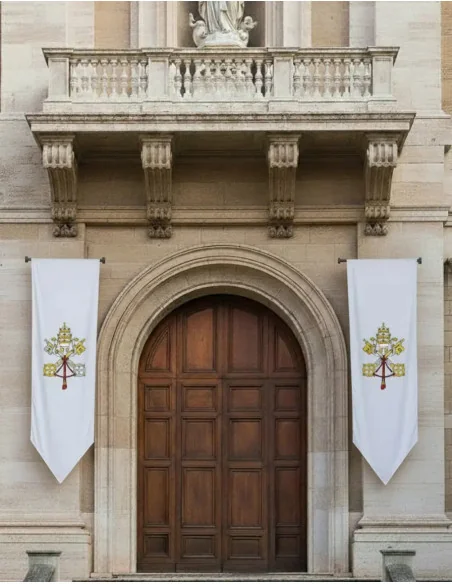 Gallardete Vaticano (Fondo Blanco)