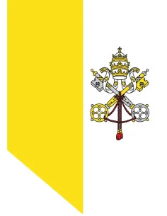 Gallardete Vaticano Escudo Derecha 2