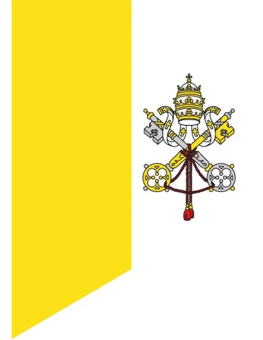 Gallardete Vaticano Escudo a la Derecha | 13 Medidas | Arenal de Sevilla